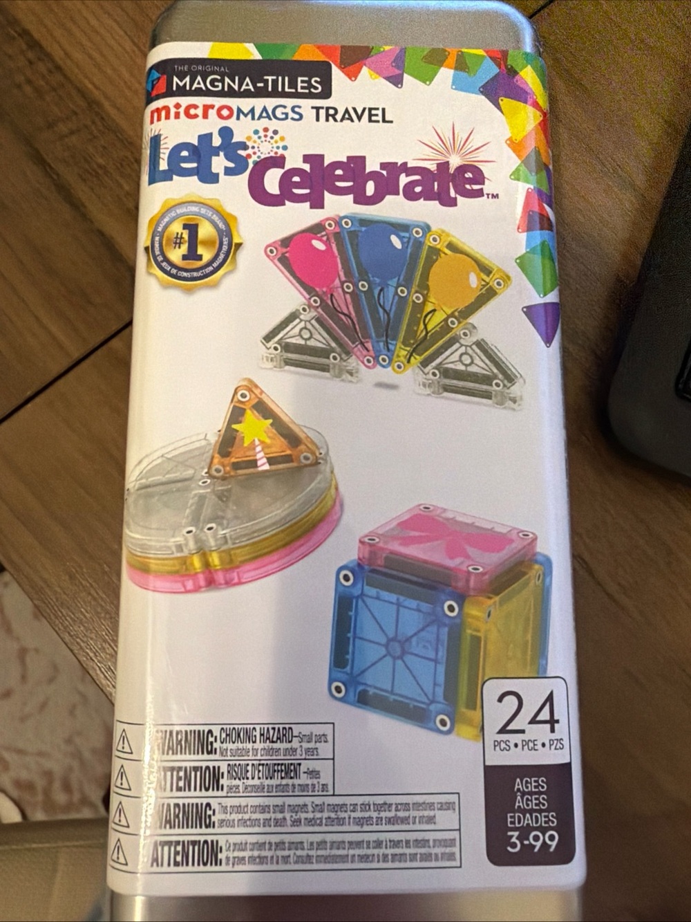 Magna-Tiles microMAGS Travel: Let's Celebrate Set 24-Piece